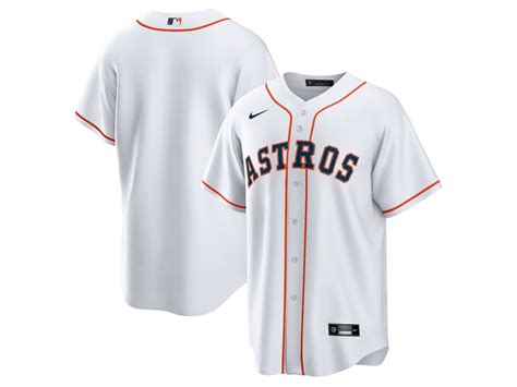 Men's Houston Astros Nike White Home Blank Replica Jersey